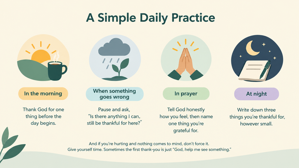 A Simple Daily Gratitude Practice